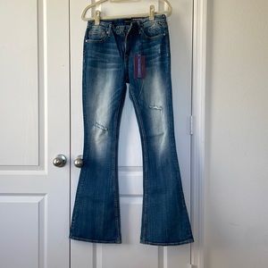 Vigoss Distressed Flare Jeans